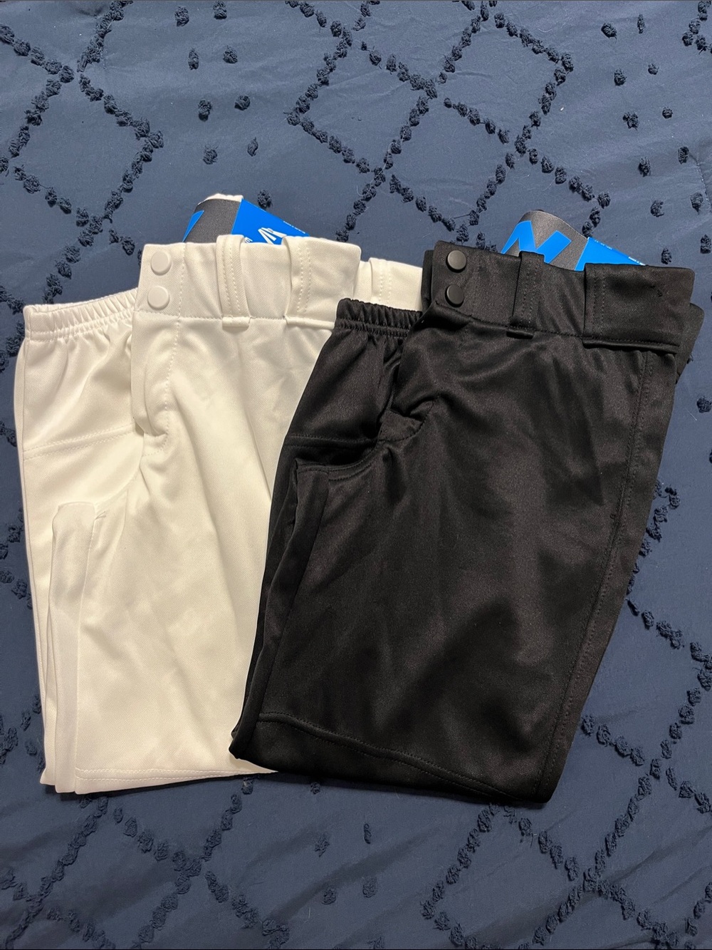 Easton Black and White Softball Pants - Pair